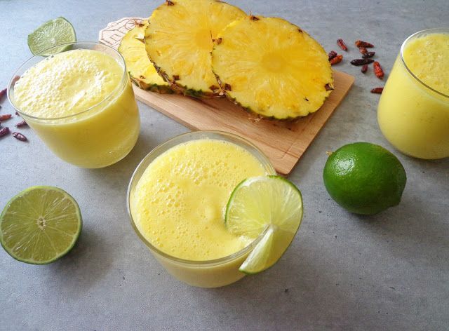 Koktajl z ananasa i limonki