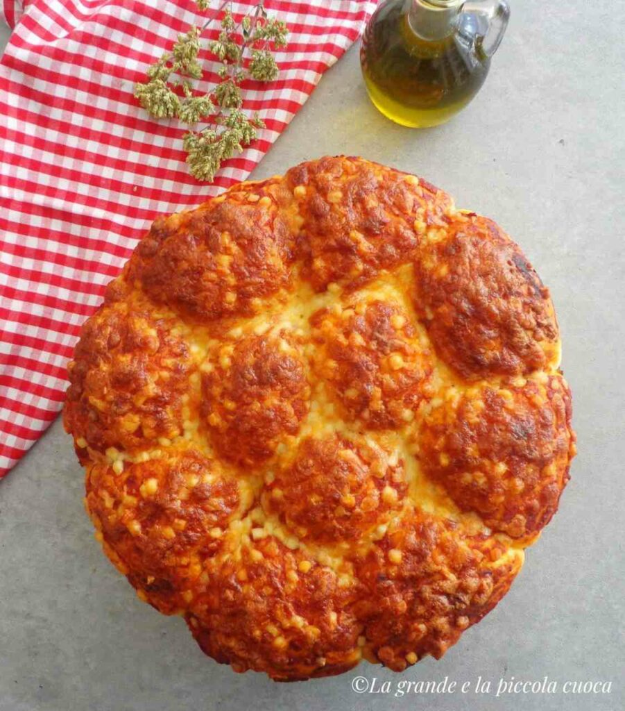 Odrywane bułeczki pizza margherita