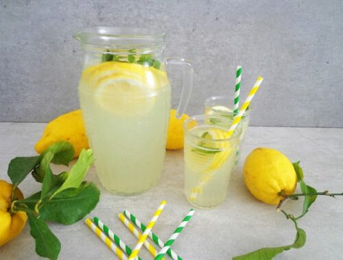 Lemoniada z cytryny i limonki