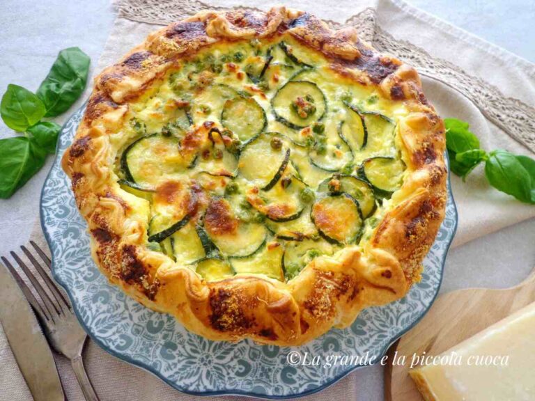 Przepis na tarte z cukinia i feta