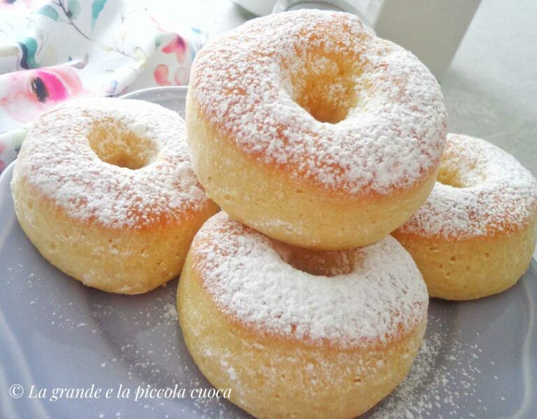 Pieczone donuts