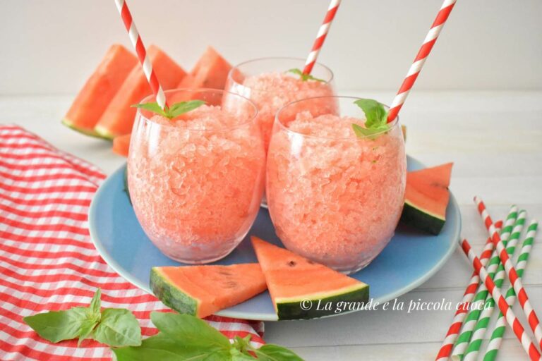 Granita arbuzowa sycylijska