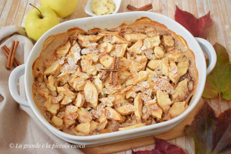 Pieczona owsianka z jabłkami