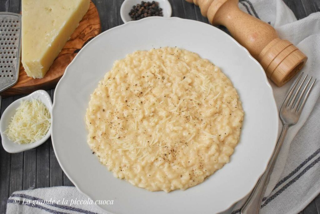 Przepis na risotto cacio e pepe