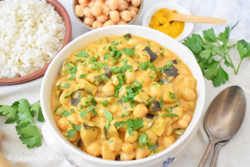 Curry warzywne z baklazanem