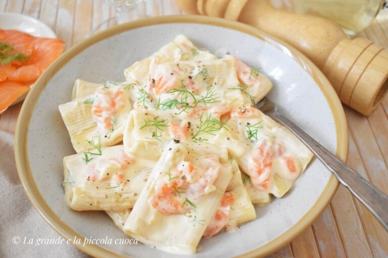 Makaron z kremowym sosem mascarpone