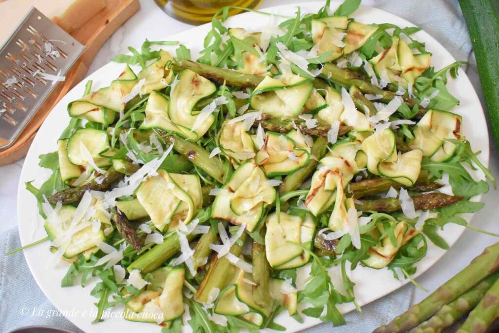 Salatka z grillowanymi warzywami