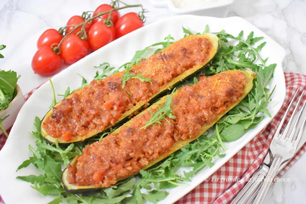 Przepis na faszerowana cukinie