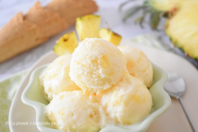 Przepis na lody ananasowe