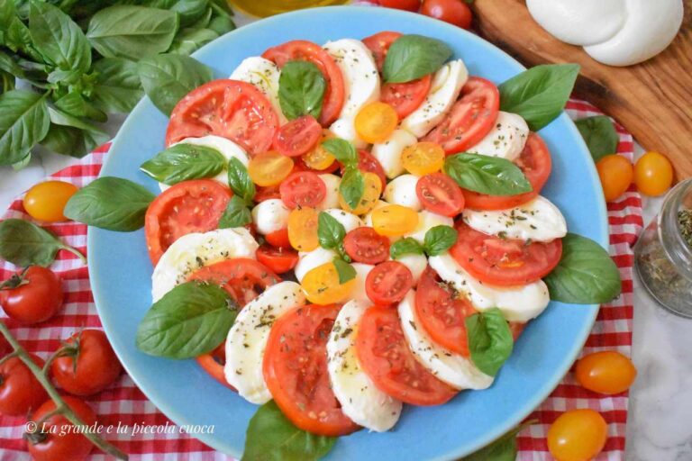 Przepis na wloska salatke caprese