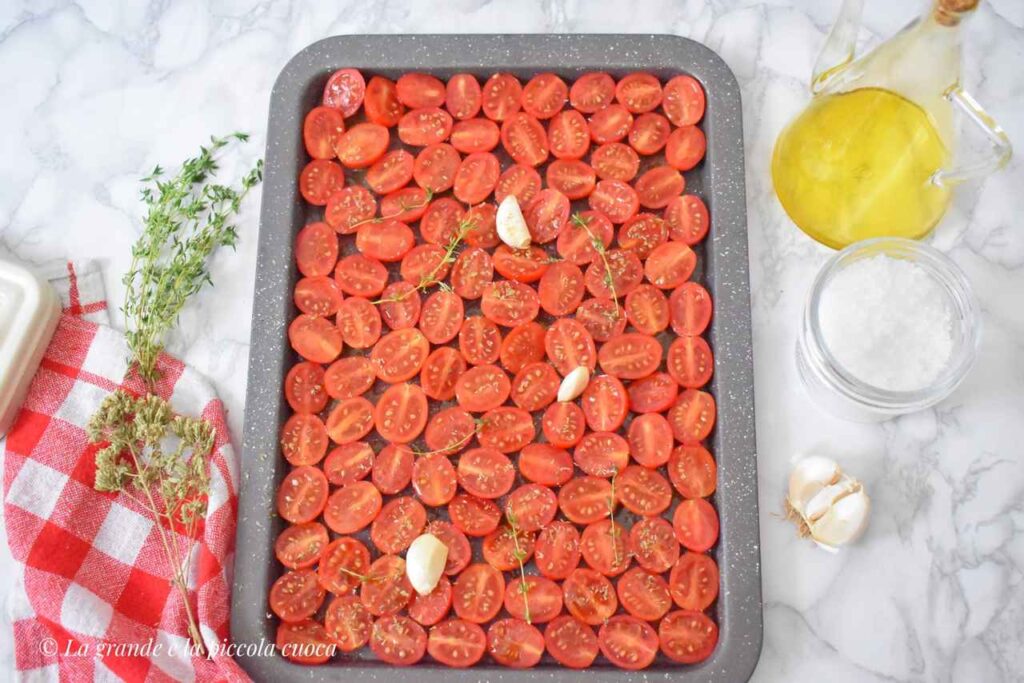 Pieczone pomidory w oliwie