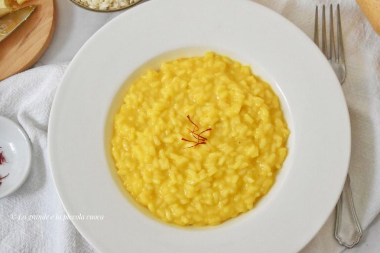 Risotto mediolanskie z szafranem