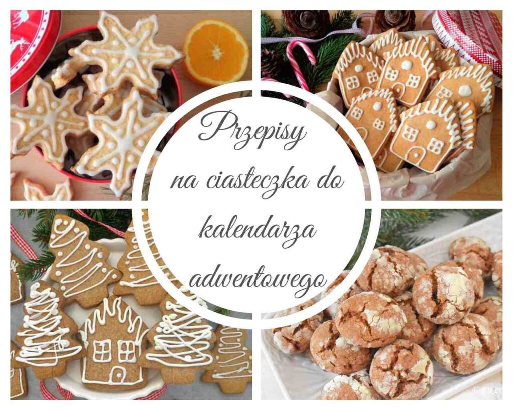 Swiateczne pierniczki do kalendarza adwentowego