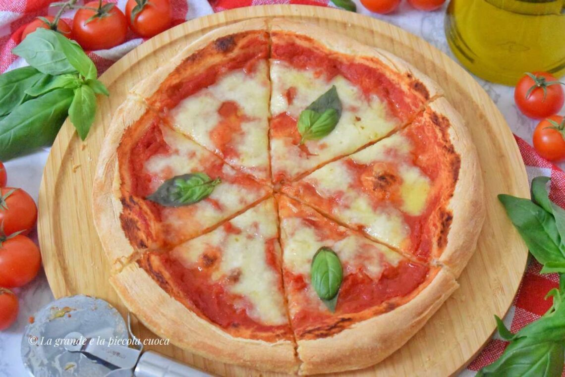 Przepis na wloska pizze margherita na cienkim ciescie