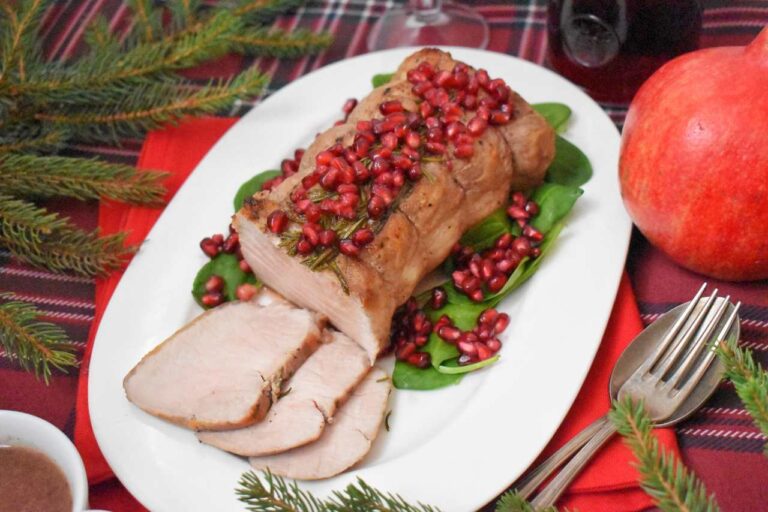 Aromatyczny schab pieczony w calosci