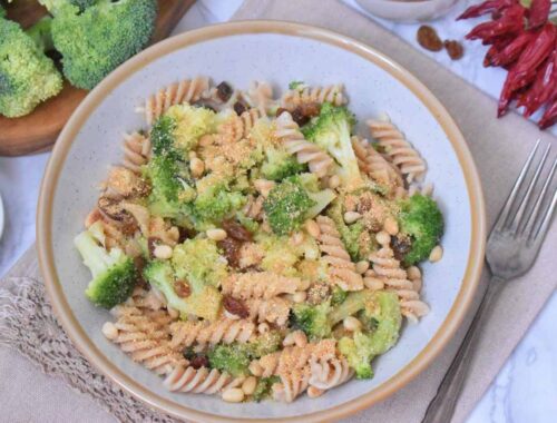 Przepis na makaron z brokulami