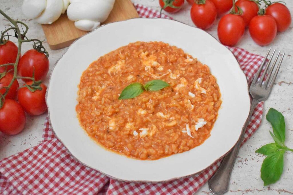 Wloskie risotto z pomidorami