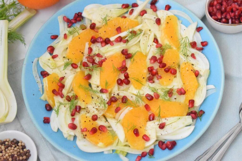 Przepis na salatke z pomarancza