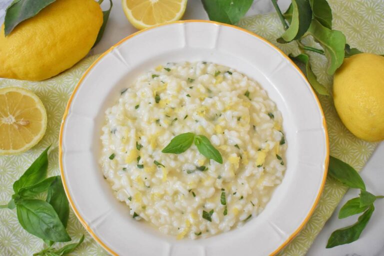 Przepis na wloskie risotto cytrynowe