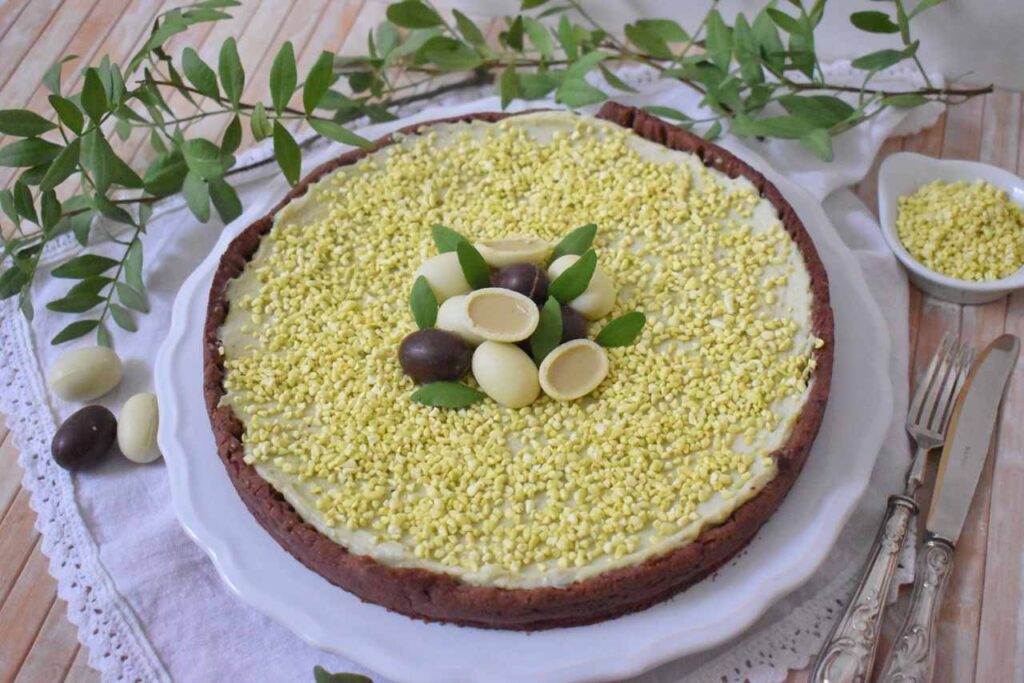 Przepis na tarte z kremem pistacjowym