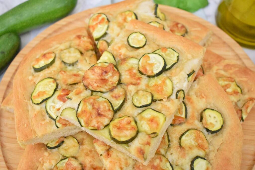 Przepis na puszysta focaccie z ciasta drozdzowego