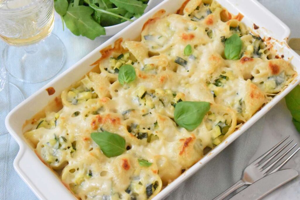 Przepis na zapiekane muszle makaronowe