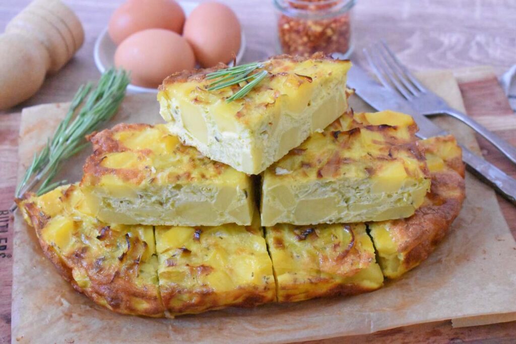 Przepis na frittate z ziemniakami i porami