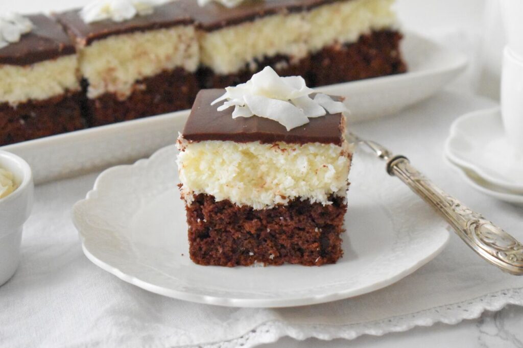 Przepis na ciasto czekoladowo-kokosowe