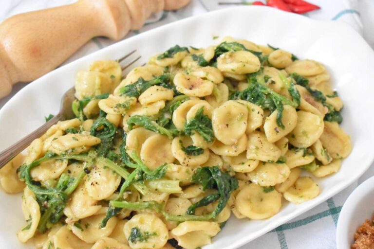 Przepis na makaron orecchiette po apulijsku