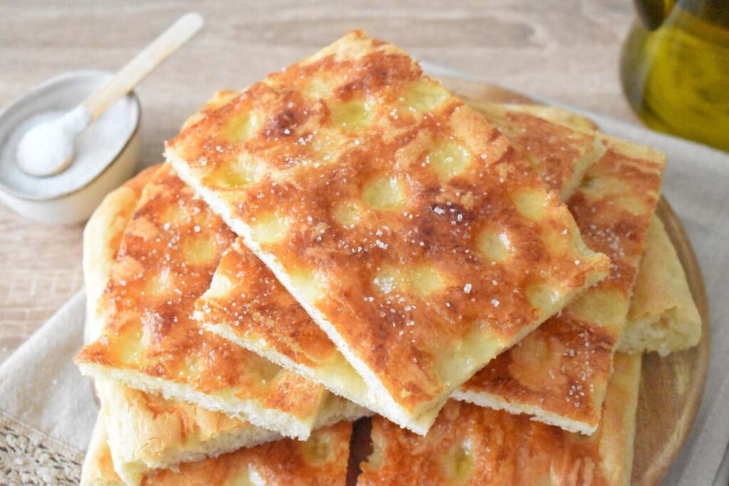 Wloska slodka focaccia z Alessandria