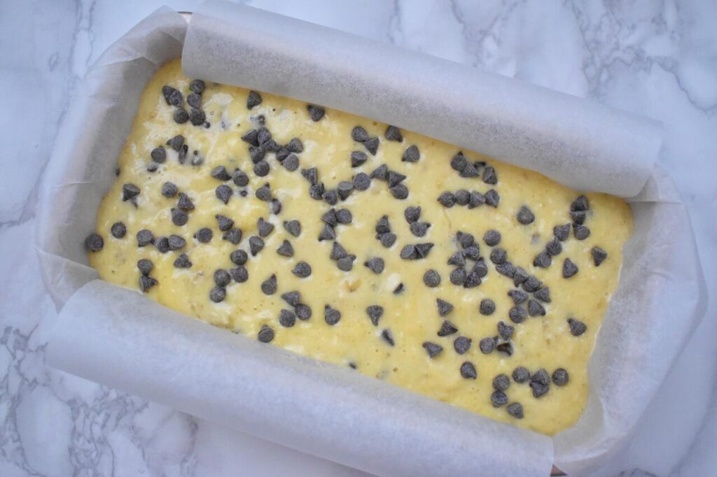 Przepis na kokosowo-czekoladowy chlebek bananowy