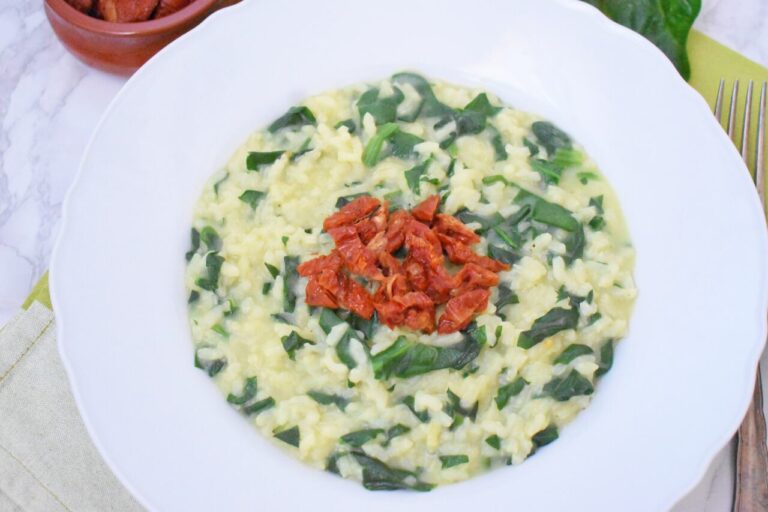Przepis na wloskie risotto ze szpinakiem