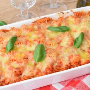 Przepis zapiekanka makaronowa pasta sorrentina