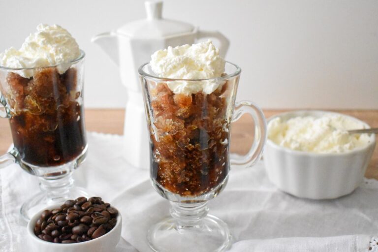 Sycylijska granita z kawa espresso