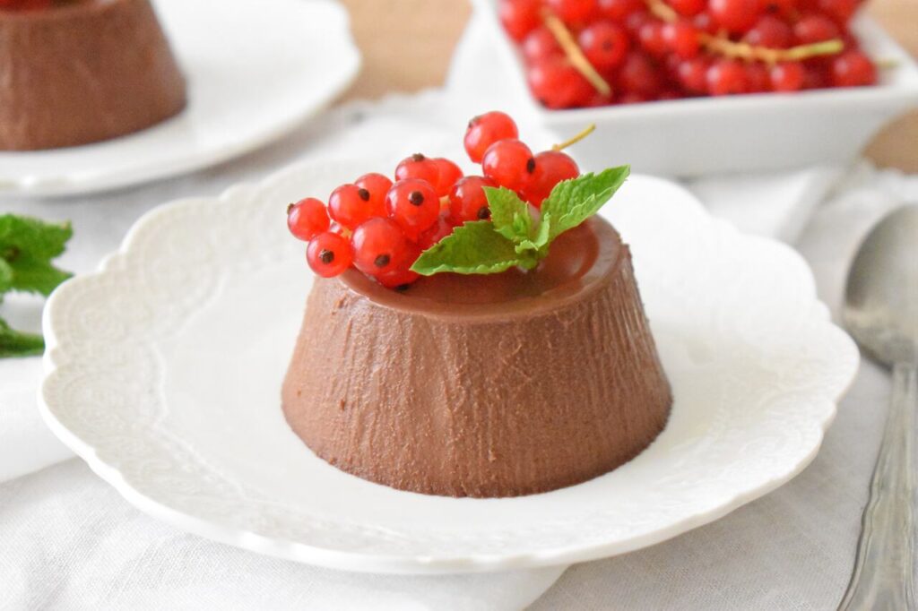 Panna cotta w wersji czekoladowej