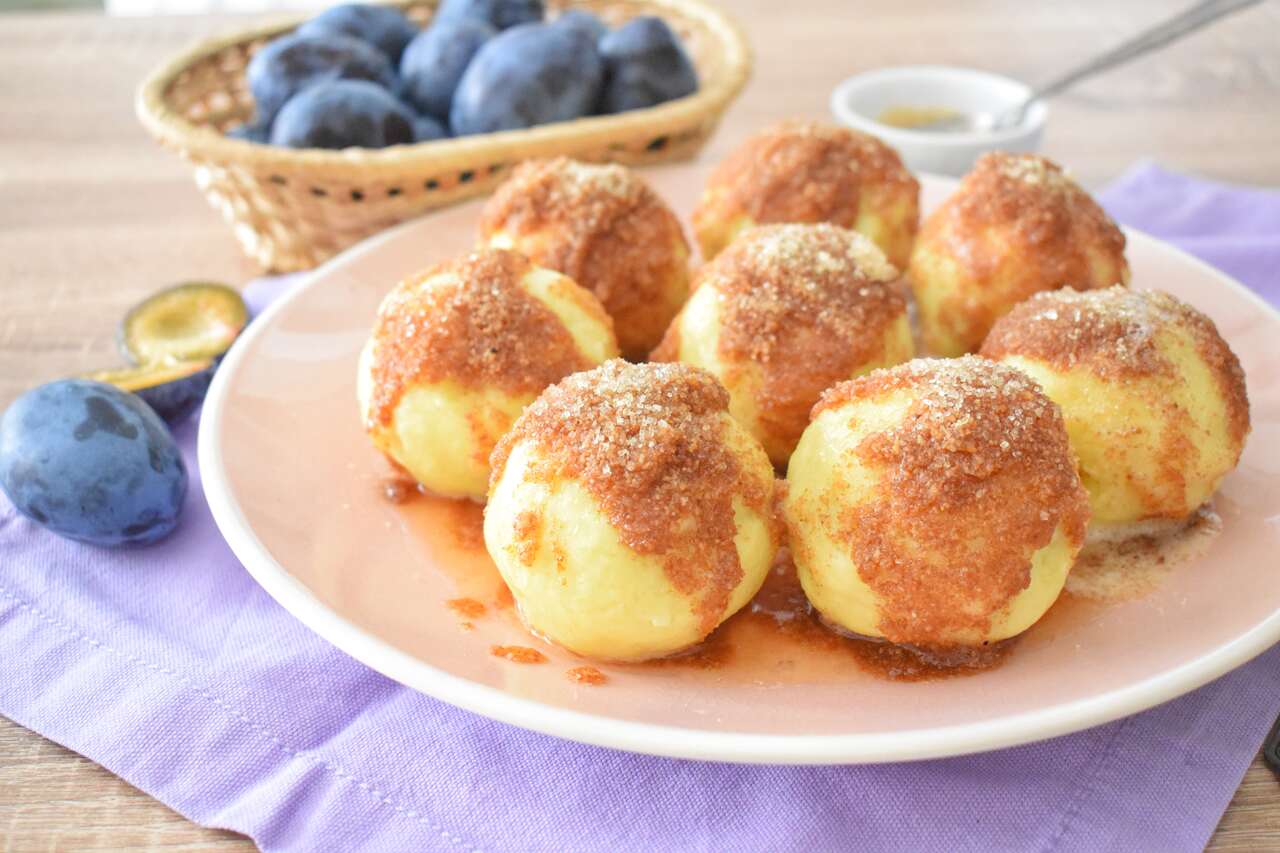 Przepis na wloskie knedle ze sliwkami