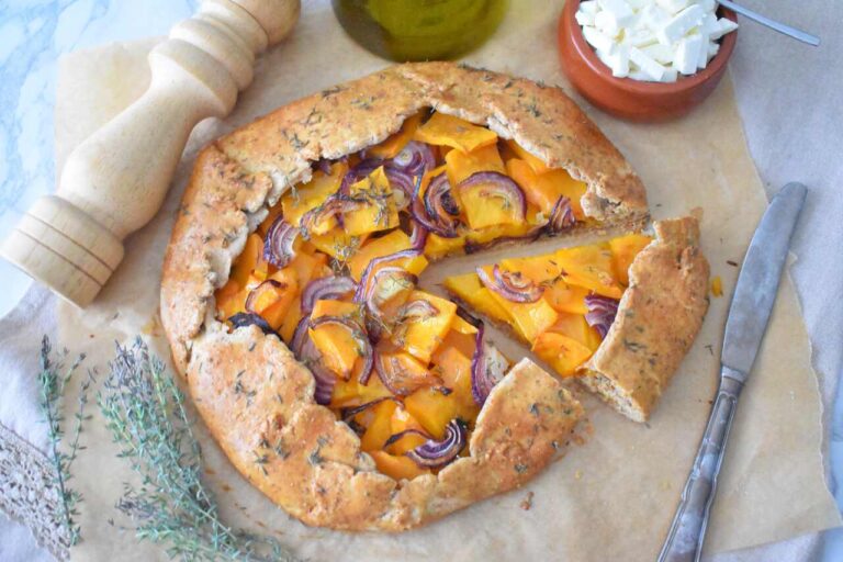 Przepis na krucha tarte galette z dynia