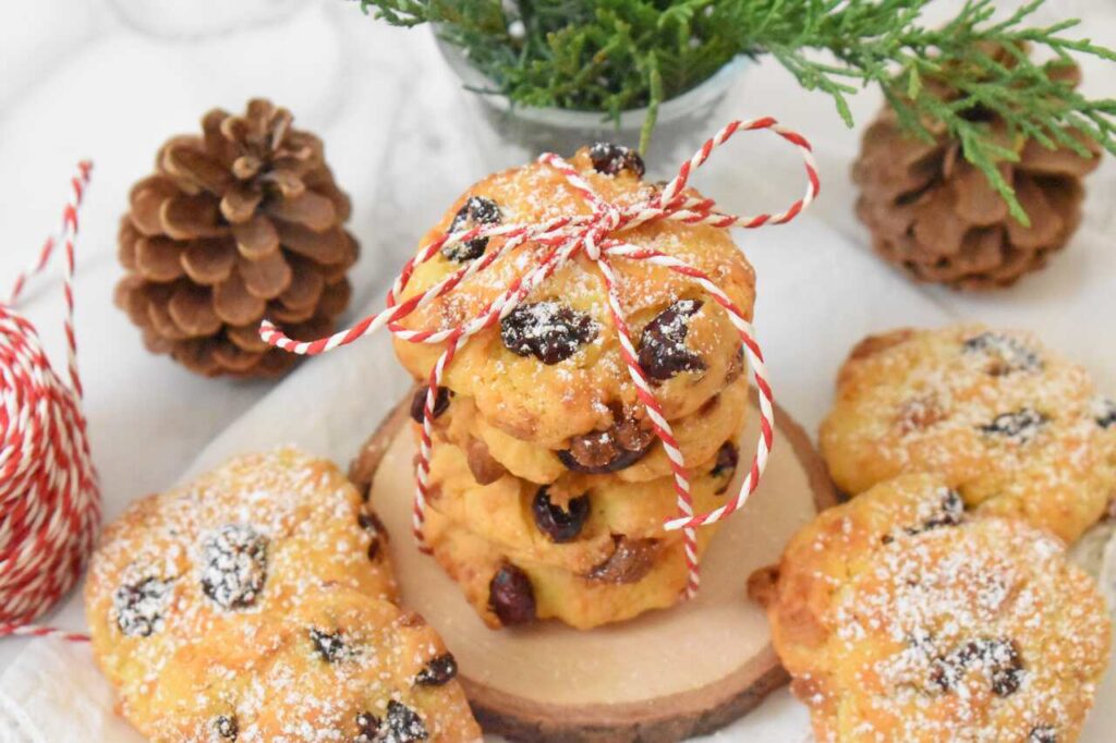 Zurawinowe ciasteczka z biala czekolada