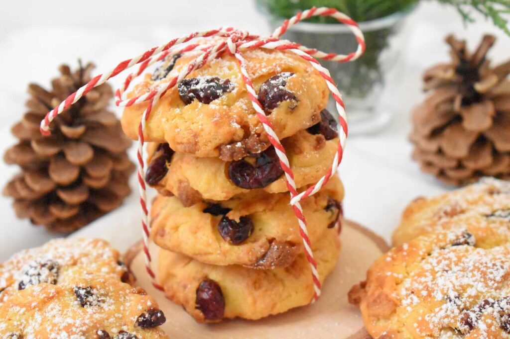 Prosty przepis na maslane ciasteczka z zurawina