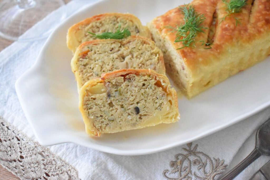 Przepis na pasztet rybny w ciescie francuskim