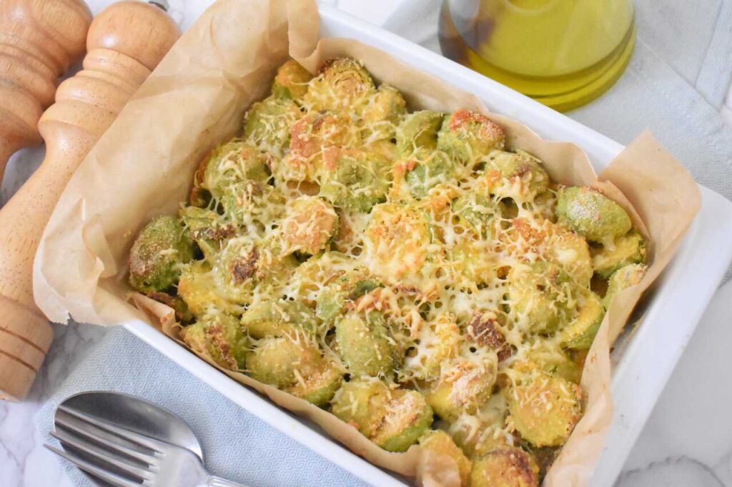 Brukselka pieczona w masie jajecznej