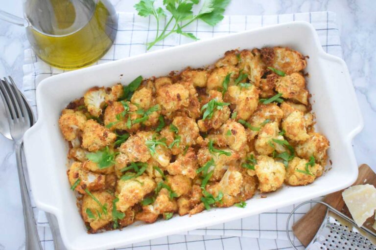 Przepis na pieczonego chrupiacego kalafiora
