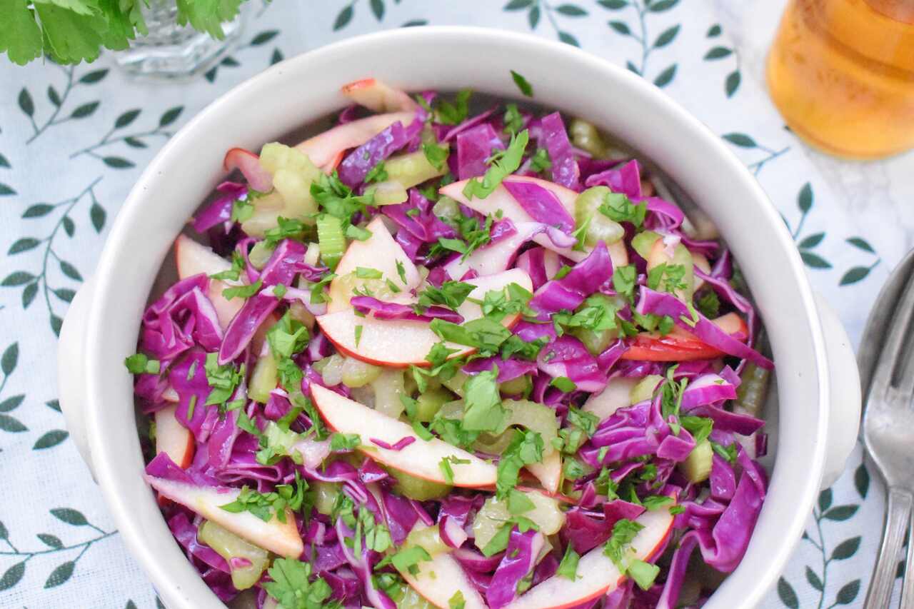 Przepis na surowke z czerwonej kapusty