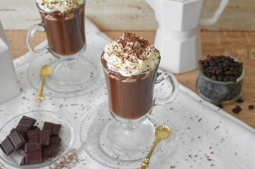 Napoj kawowy z czekolada