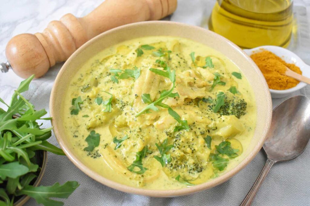 Porsty przepis na curry z ryba