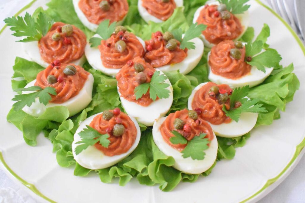 Faszerowane jajka po wlosku alla diavola