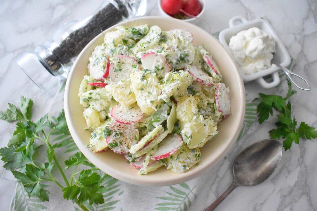 Salatka ziemniaczana z ogorkami