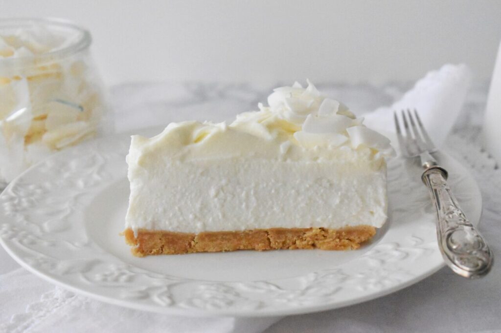 Kokosowy cheesecake sernik na zimno