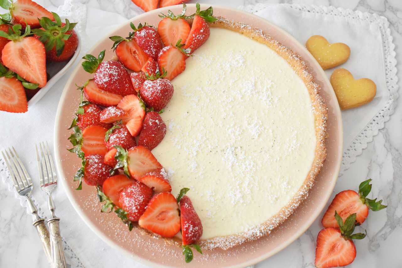 Przepis na tarte panna cotta