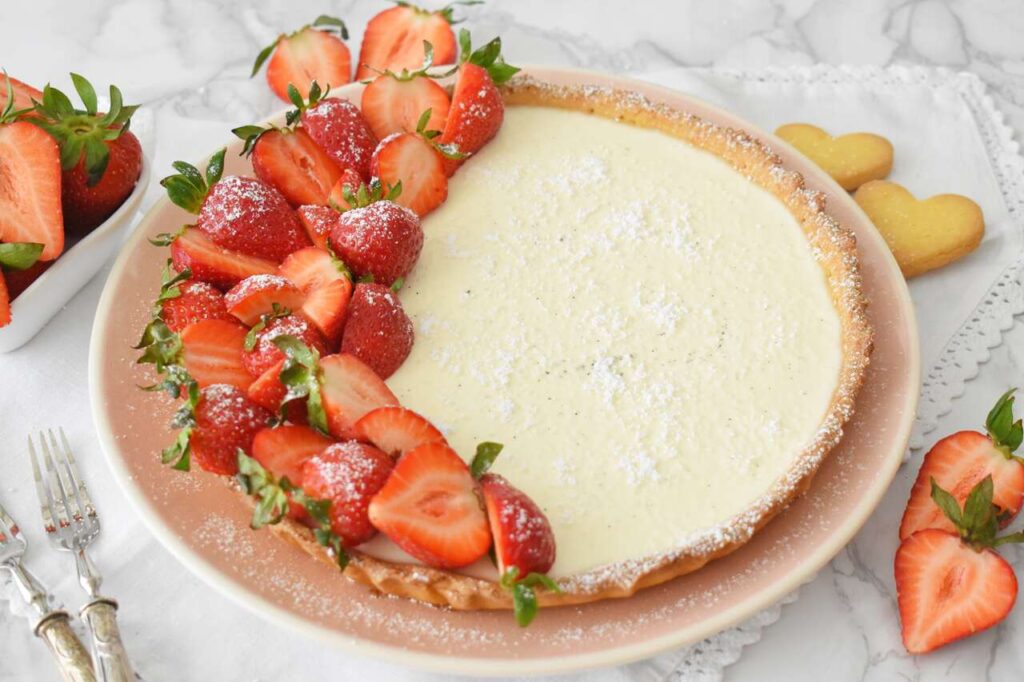 Waniliowa tarta panna cotta